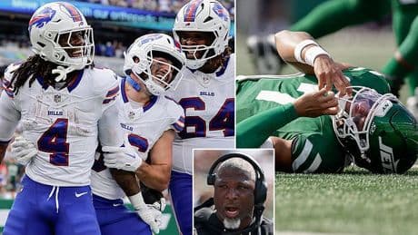 Buffalo Bills condemn New York Jets to brutal loss as quarterback Justin Fields suffers injury scare