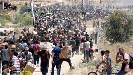 Qué se sabe de la matanza de palestinos en un punto de reparto de comida en Gaza