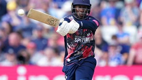 Daniel Bell-Drummond hits hundred as Kent clinch thrilling Blast win at Somerset