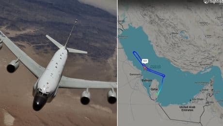 Tensione in Medio Oriente, aereo spia americano intercettato vicino all'Iran. Cosa sta succedendo