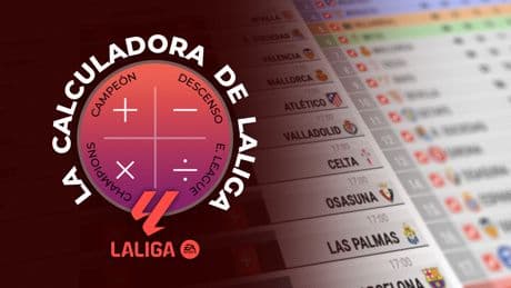Calculadora y clasificación de LaLiga 2024-25: de la pelea por Europa al drama del descenso
