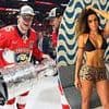 Stanley Cup-winning hockey stars try to hook teammate up with stunning model Sommer Ray amid celebrations