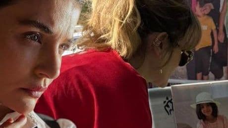 Gonca Vuslateri Narin Güran’ın mezarını ziyaret etti, gözyaşlarını tutamadı