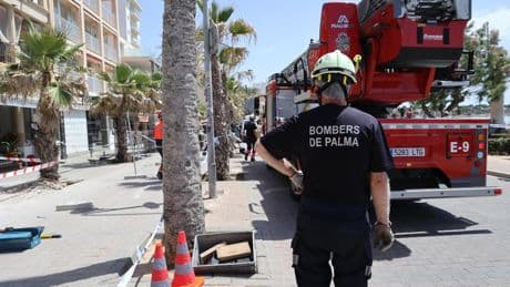Tres intoxicados, uno grave, en una fuga de gas ocurrida en la cocina de un hotel de Palma