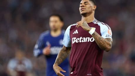Why Marcus Rashford's season is over as Unai Emery confirms list of Aston Villa absentees for Tottenham clash