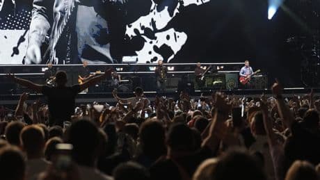 Fences erected at Oasis’s Manchester gig site as ticketless fans urged not to go