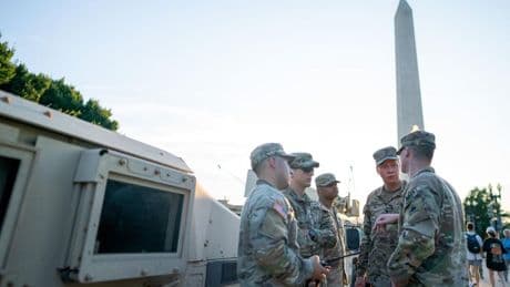 More National Guard Troops Will Be In D.C. Tonight, White House Says