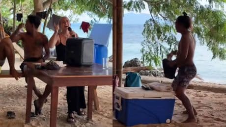 Una turista española de viaje por Filipinas arrasa en redes con su particular versión de un "himno" de España