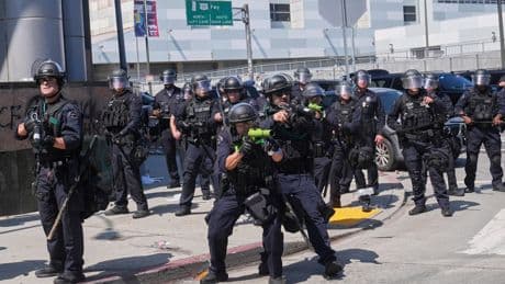 LA police fired over a thousand projectiles at protesters in a single day