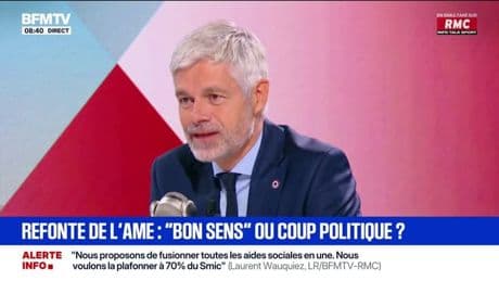 La refonte de l'aide médicale d'État "n'est pas la hauteur", selon Laurent Wauquiez