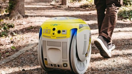 The cargo-carrying Gitamini robot is getting a Star Wars droid makeover