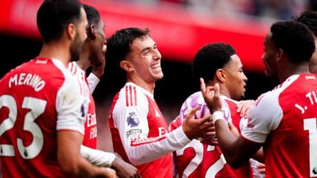 Ange Postecoglou opens with defeat as Martin Zubimendi scores twice for Arsenal