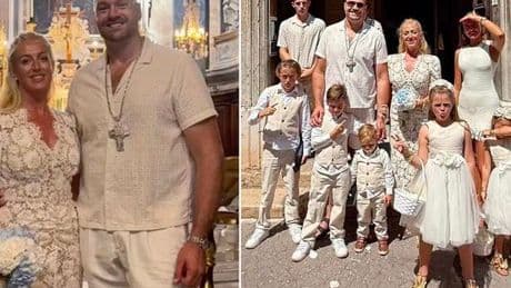Tyson Fury marries wife Paris again in intimate ceremony - 'Third time lucky'