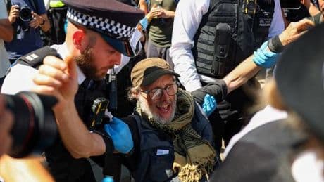 A Londres, de nouvelles arrestations de soutiens du groupe interdit Palestine Action