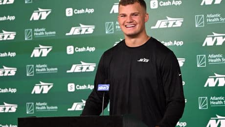 Jets sign second-round draft pick Mason Taylor as NFL dominoes begin to fall