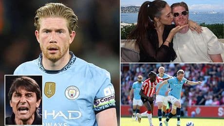 Revealed: The drastic pay cut Napoli will offer Kevin De Bruyne as Italian club take the lead in race to sign Manchester City star - after his wife was 'spotted house-hunting' in the city