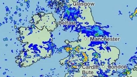Met Office weather maps show Brits to be soaked by month's worth of rain in hours