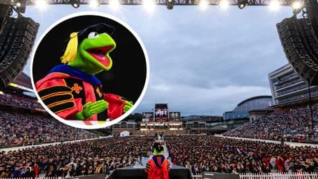 Ratschläge für´s Leben - Kermit der Forsch hält Abschlussrede