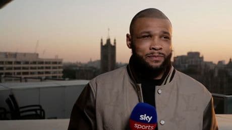 Chris Eubank Jr seen for first time since epic Conor Benn win to reveal he underwent surgery in live TV interview
