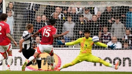 Harvey Barnes inspires as Newcastle send Eddie Howe best wishes with Man Utd win