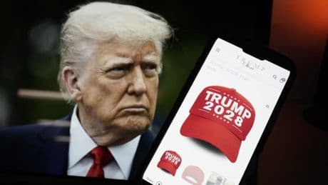 États-Unis: des casquettes et tee-shirts "Trump 2028" en vente sur la boutique de Donald Trump
