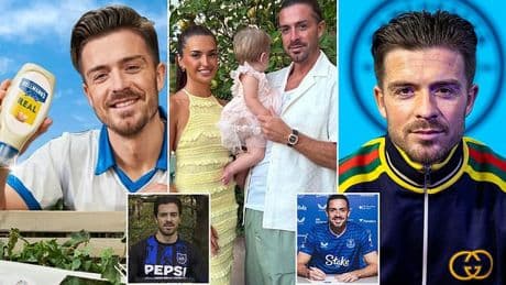 Jack cashes in! Everton star Grealish's off-the-field fortune rockets by £5m - despite the worst year of his career - thanks to brand deals with Gucci, Pepsi... and Hellman's Mayo!