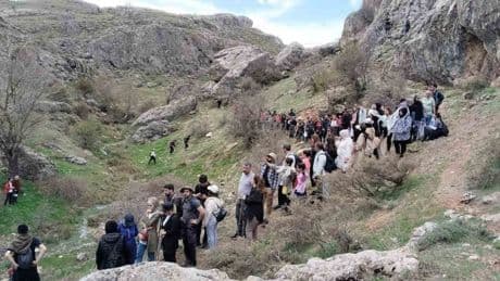 Ölbe Vadisi’nde doğa yürüyüşü