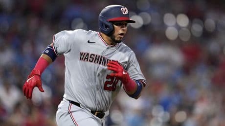 Nationals' Ruiz hits an RBI double in his first MLB game in front of his parents