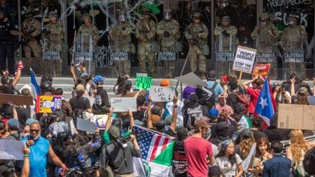 L.A. Immigration Crackdown Sparks Concerns About Possible Martial Law