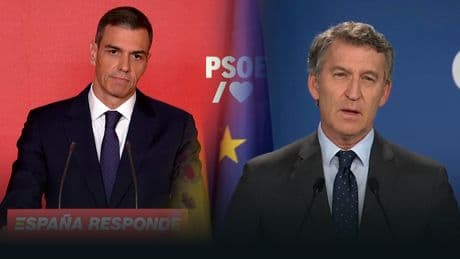 Del teatro de Sánchez a la contundencia del Feijóo: dos comparecencias opuestas en un momento clave