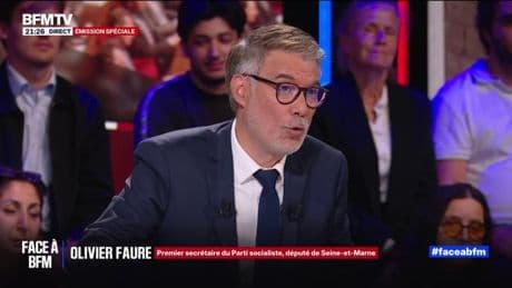 Vote de confiance: "Notre décision reste irrévocable", confirme Oliver Faure, Premier secrétaire du PS