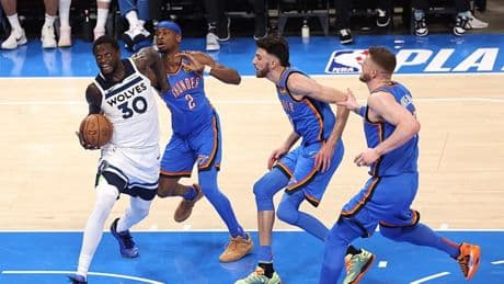 NBA konferans finalinde Oklahoma City Thunder, Minnesota'yı yenerek seride 2-0 öne geçti