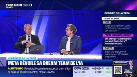 Meta dévoile sa dream team de l'IA - 01/07