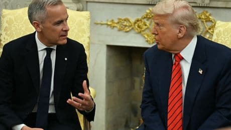 Trump refuses to drop ‘51st state’ threat in Oval Office meeting with Carney as Canada PM says ‘never’