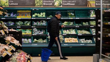Grocery inflation soars to 18-month high as pressure grows on UK shoppers