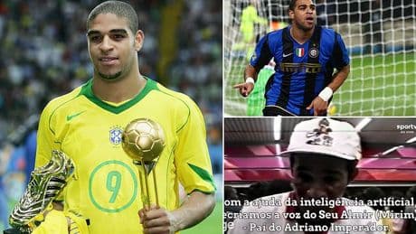 Brazilian cult hero and Inter Milan icon Adriano opens up on the death of his father and depression battle