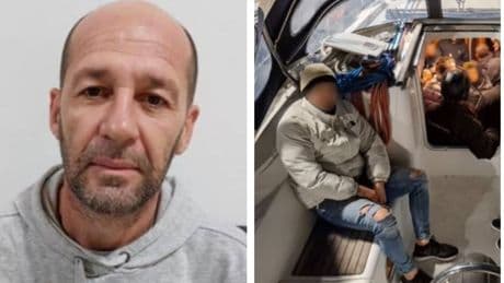 Smuggler crammed 21 migrants into small luxury yacht and tried to sneak them into UK