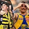 Footy star Liam Baker uses the dreaded P-word to describe the West Coast Eagles as they sink to an all-time low for any AFL club EVER