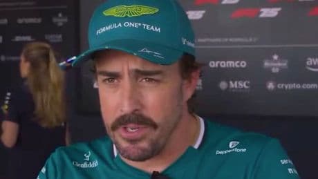 Fernando Alonso's cheeky dig at F1 driver who overhears Spaniard mid-interview