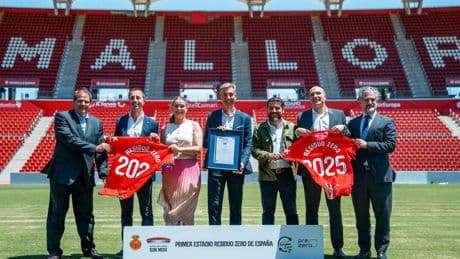 El RCD Mallorca y PreZero convierten el Estadi Mallorca Son Moix en el primer estadio 'Residuo cero' de España