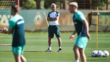 Trotz einiger Werder-Probleme - Steffen ohne Angst vor Frankfurt