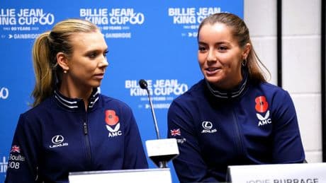 Great Britain preparing for Billie Jean King Cup opener against Japan