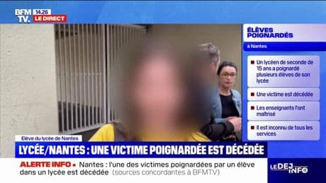 "On est tous très paniqués": une des élèves de l'établissement scolaire visé par une attaque au couteau témoigne