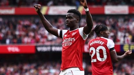 Arsenal vs Leeds LIVE: Premier League latest score as Bukayo Saka doubles lead