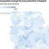 How much bigger will YOUR town get by 2032? Heat map shows the population trends across England - with Tower Hamlets set to grow by a FIFTH but Gosport shrinking