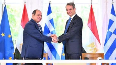 Mısır Cumhurbaşkanı Sisi, Yunanistan'da
