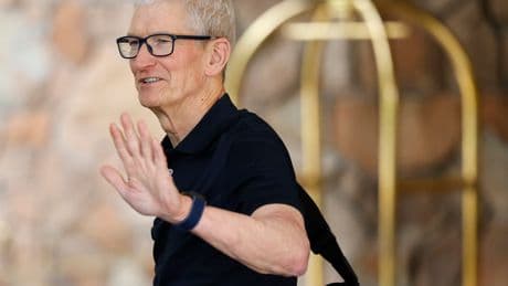 Apple saw an 'unusual buying pattern' among US shoppers this year. Tim Cook explains what happened.