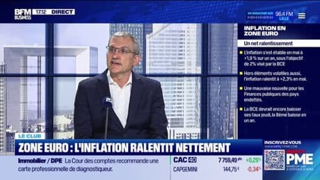 Zone euro : l'inflation ralentit nettement