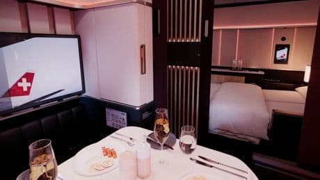 First look: Swiss Air Lines unveils new first class cabin suite