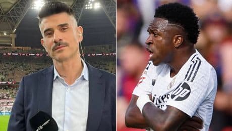 El tremendo palo de Álvaro Benito a Vinícius en plena retransmisión del Clásico: &quot;Es una vergüenza, no tiene nombre&quot;